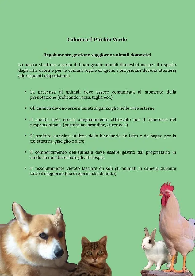 Colonica Il Picchio Verde Altopascio Italy